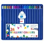 مداد آبرنگی 24 رنگ استدلر مدل Ergosoft Aquarell