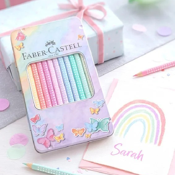 مداد رنگی 12 رنگ فابر کاستل مدل Pastel