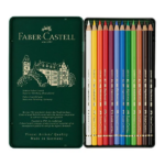 مداد رنگی 12 رنگ فابر کاستل مدل Polychromos - Image 2