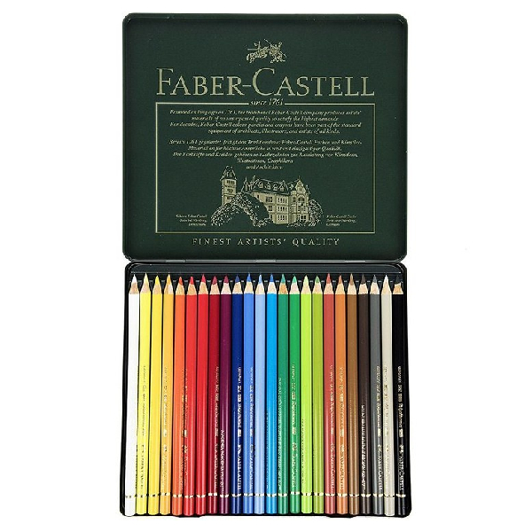 مداد رنگی 24 رنگ فابر کاستل مدل Polychromos