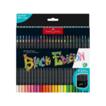 مداد رنگی 50 رنگ فابر کاستل مدل Black Edition Blackwood