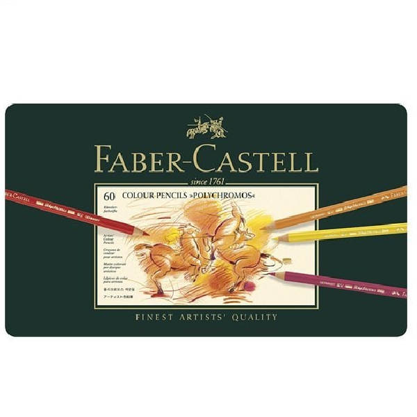 مداد رنگی 60 رنگ فابر کاستل مدل Polychromos
