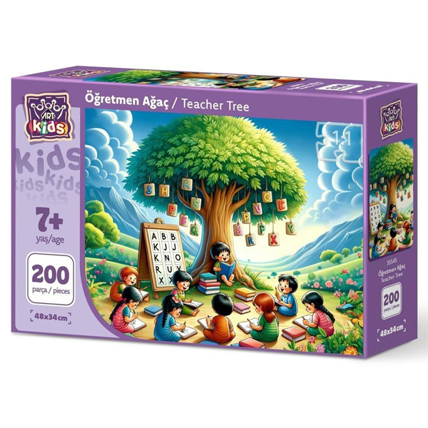 پازل 200 تکه آرت پازل مدل Teacher Tree کد 35545