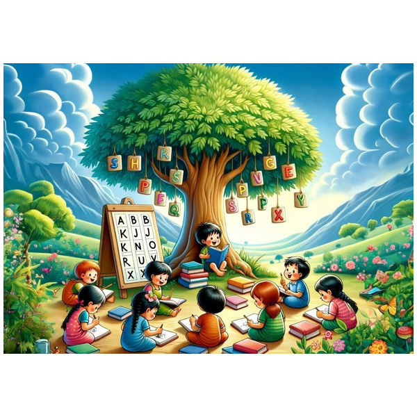 پازل 200 تکه آرت پازل مدل Teacher Tree کد 35545