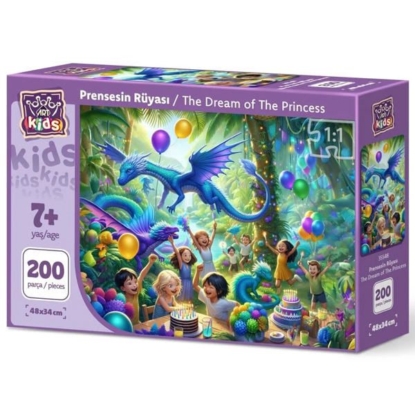 پازل 200 تکه آرت پازل مدل The Dream of The Princess کد 35548