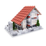 کیت ساخت ماکت اشل طرح ویلای دو طبقه مینیاتوری