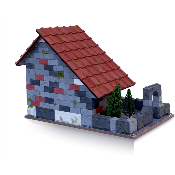 کیت ساخت ماکت اشل طرح ویلای دو طبقه مینیاتوری