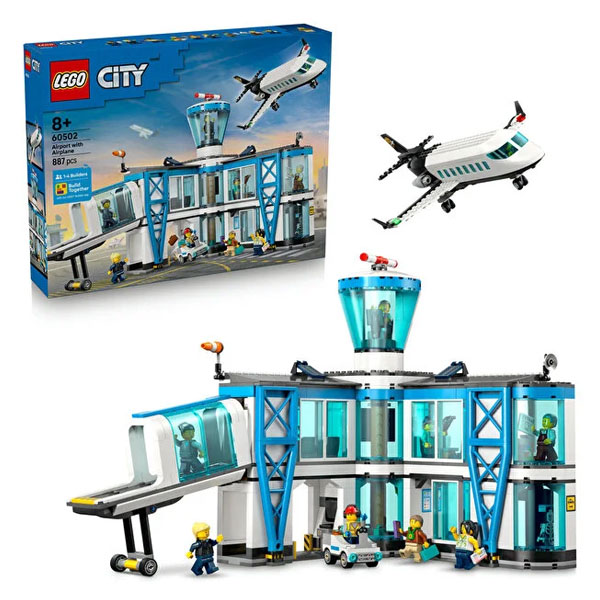 لگو سری سیتی مدل Airport with Airplane کد 60502