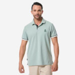تیشرت یقه دار مردانه تریبورد مدل Sailing 100