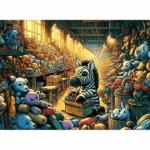 پازل 100 تکه آرت پازل مدل Toy Factory کد 35410