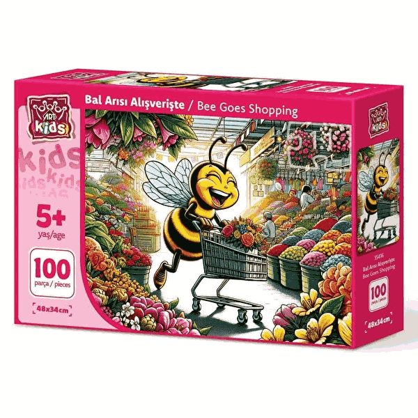 پازل 100 تکه آرت پازل مدل Bee Goes Shopping کد 35416 پازل 100 تکه آرت پازل مدل Bee Goes Shopping کد 35416