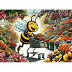 پازل 100 تکه آرت پازل مدل Bee Goes Shopping کد 35416