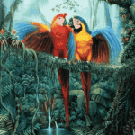 پازل 260 تکه آرت پازل مدل Love In The Jungle کد 5022