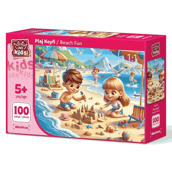 پازل 100 تکه آرت پازل مدل Beach Fun کد 35419 پازل 100 تکه آرت پازل مدل Beach Fun کد 35419