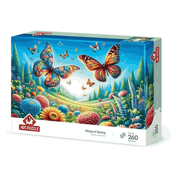 پازل 260 تکه آرت پازل مدل Wings of Spring کد 40262 پازل 260 تکه آرت پازل مدل Wings of Spring کد 40262