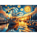 پازل 260 تکه آرت پازل مدل Brush of The Sea کد 40261