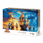 پازل 500 تکه آرت پازل مدل The Harbor of Colorful Sails کد 40504