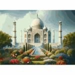 پازل 1000 تکه آرت پازل مدل Taj Mahal کد 41012