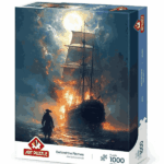 پازل 1000 تکه آرت پازل مدل Behind the Flames کد 41003