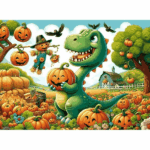 پازل 50 تکه آرت پازل مدل Cute Dinosaur کد 35328