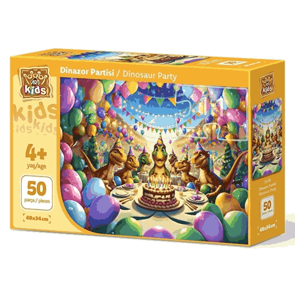 پازل 50 تکه آرت پازل مدل Dinosaur Party کد 35318 پازل 50 تکه آرت پازل مدل Dinosaur Party کد 35318