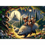 پازل 200 تکه آرت پازل مدل Hedgehog and Friends کد 35541