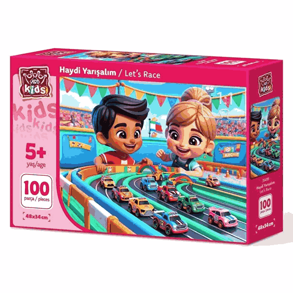 پازل 100 تکه آرت پازل مدل Let's Race کد 35418 پازل 100 تکه آرت پازل مدل Let's Race کد 35418