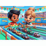 پازل 100 تکه آرت پازل مدل Let's Race کد 35418
