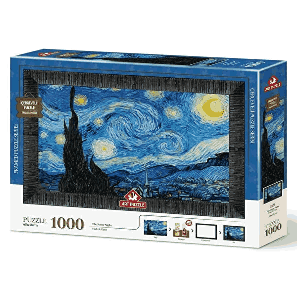 پازل 1000 تکه آرت پازل مدل The Starry Night کد 5689 پازل 1000 تکه آرت پازل مدل The Starry Night کد 5689