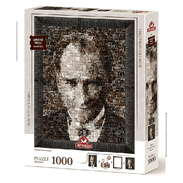 پازل 1000 تکه آرت پازل مدل Mustafa Kemal Atatürk کد 5690 پازل 1000 تکه آرت پازل مدل Mustafa Kemal Atatürk کد 5690