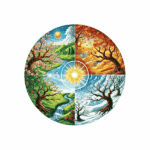 پازل 570 تکه آرت پازل مدل The Wheel of Four Seasons کد 45709