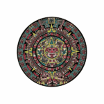 پازل 570 تکه آرت پازل مدل Aztec Sun stone کد 45703
