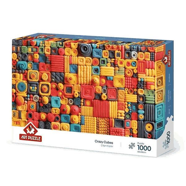 New Project - 2026-05-27T072531.597 پازل 1000 تکه آرت پازل مدل Crazy Cubes کد 41037