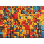 پازل 1000 تکه آرت پازل مدل Crazy Cubes کد 41037