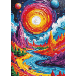 پازل 1000 تکه آرت پازل مدل Chromaverse کد 41027