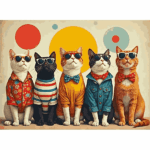 پازل 500 تکه آرت پازل مدل Ready to Retro Summer کد 40510