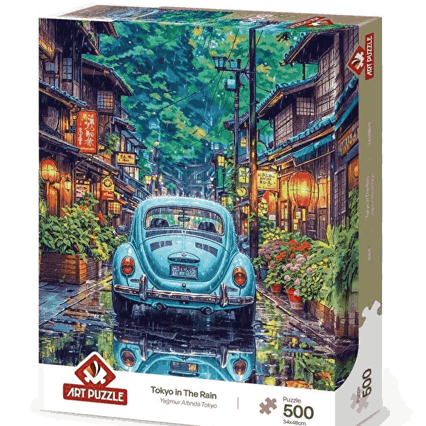 New Project - 2026-05-27T080110.670 پازل 500 تکه آرت پازل مدل Tokyo in the Rain کد 40511