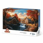 پازل 1000 تکه آرت پازل مدل The Deer's Waterfall کد 41045