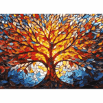 پازل 1000 تکه آرت پازل مدل Mosaic Tree of Life کد 41043