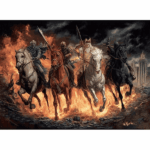 پازل 1000 تکه آرت پازل مدل The Four Horsemen of the Apocalypse کد 41004
