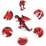 اسباب بازی اژدها متحرک قرمز Red Dragon