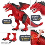 اسباب بازی اژدها متحرک قرمز Red Dragon
