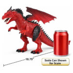 اسباب بازی اژدها متحرک قرمز Red Dragon