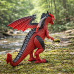 اسباب بازی اژدها متحرک قرمز Red Dragon