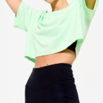 تیشرت زنانه دامیوس مدل Crop