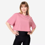 تیشرت ورزشی زنانه دامیوس مدل Crop Fit