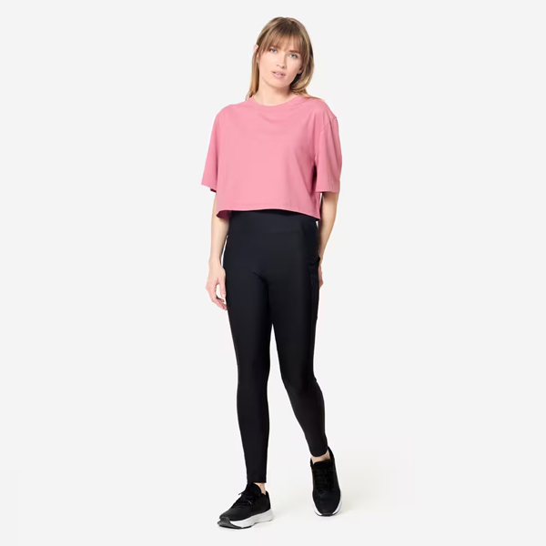 تیشرت ورزشی زنانه دامیوس مدل Crop Fit