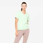 تیشرت ورزشی یقه هفت زنانه دامیوس مدل Fitness