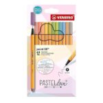 روان نویس 12 رنگ استابیلو مدل Point 88 Pastellove