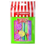 ست روان نویس مینی 15 رنگ استابیلو مدل Sweet Colors